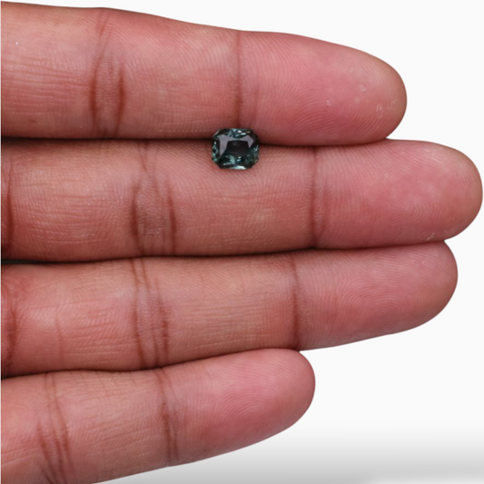 2.10 Carats Natural Green Sapphire in Octagon Shape & 7.56x6.21x4.42mm Size