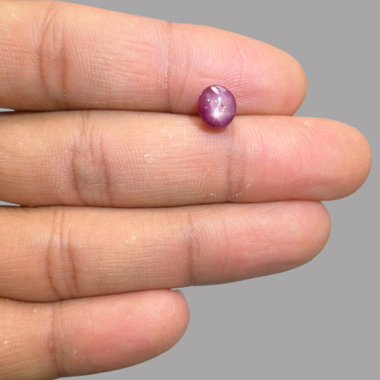 2.48 Carat Rare Pink Star Ruby from n\a - Unheated & Natural