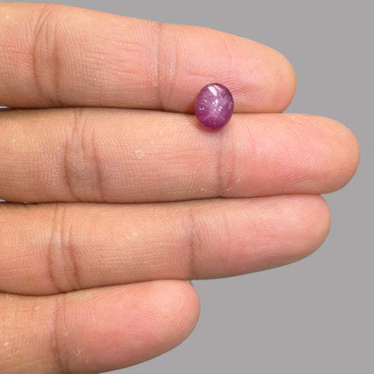 2.48 Carat Rare Pink Star Ruby from n\a - Unheated & Natural