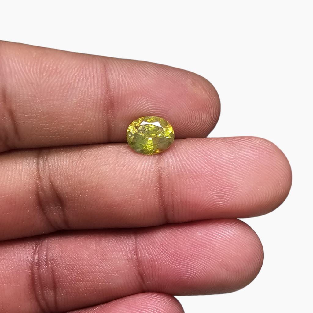 Natural Beryl Stone 2.4 Carats Oval Shape from Africa | Make Beryl Jewellery
