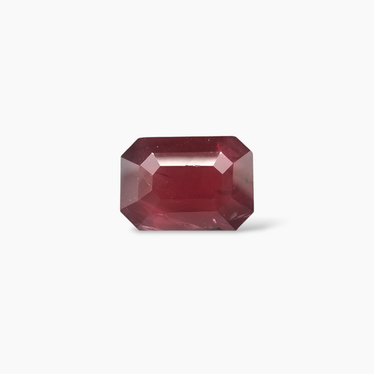 2.53 Carat Natural Ruby - Emerald Cut From the Heart of Mozambique