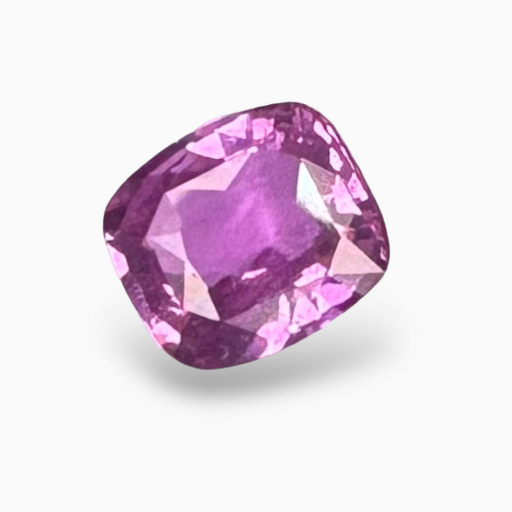 2.55 Carats Pink Sapphire Cushion Cut