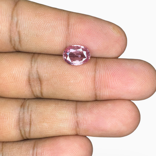 2.58 Carats Natural Pink Sapphire Oval Cut