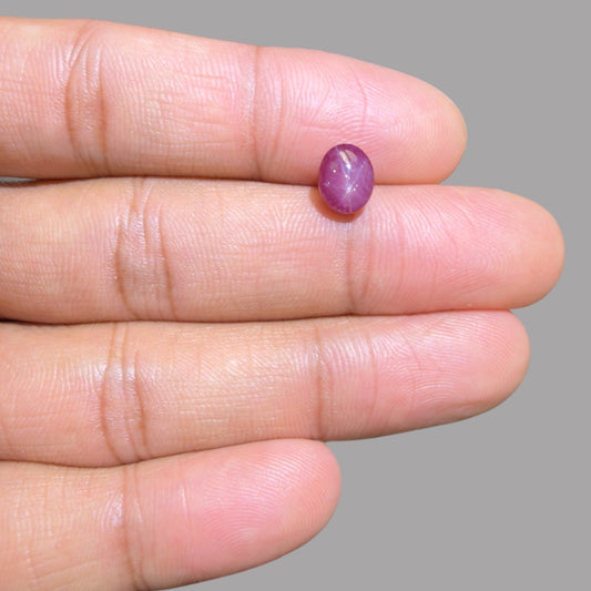 2.63 Carat Rare Pink Star Ruby from n\a - Unheated & Natural