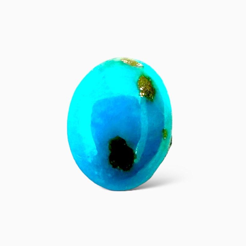 Natural Persian Turquoise 2.60 Carats Oval Cabochon Shape (10X8 mm )