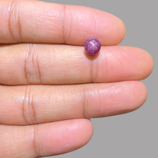 2.76 Carat Rare Pink Star Ruby from n\a - Unheated & Natural