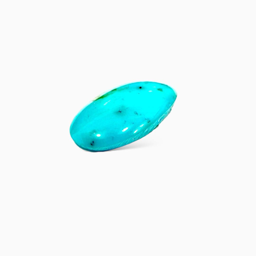 Natural Persian Turquoise 2.76 Carats Oval Cabochon Shape (9.5X15.5 mm )