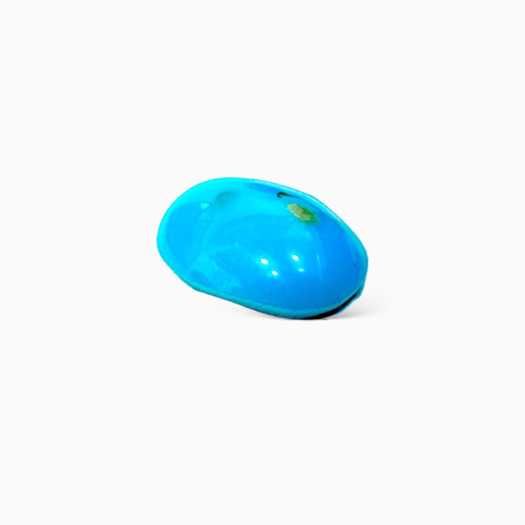Natural Persian Turquoise 2.78 Carats Oval Cabochon Shape (13.5X8.5mm )