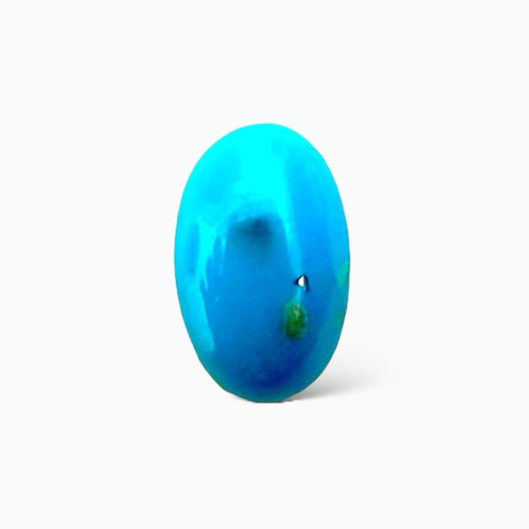 Natural Persian Turquoise 2.78 Carats Oval Cabochon Shape (13.5X8.5mm )