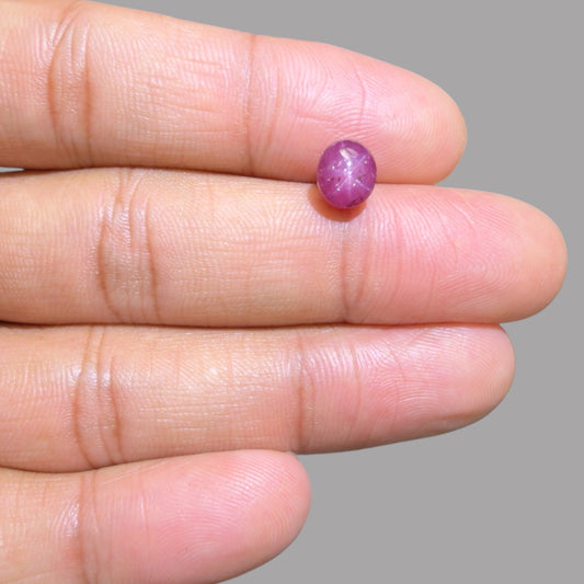 2.98 Carat Rare Pink Star Ruby from n\a - Unheated & Natural