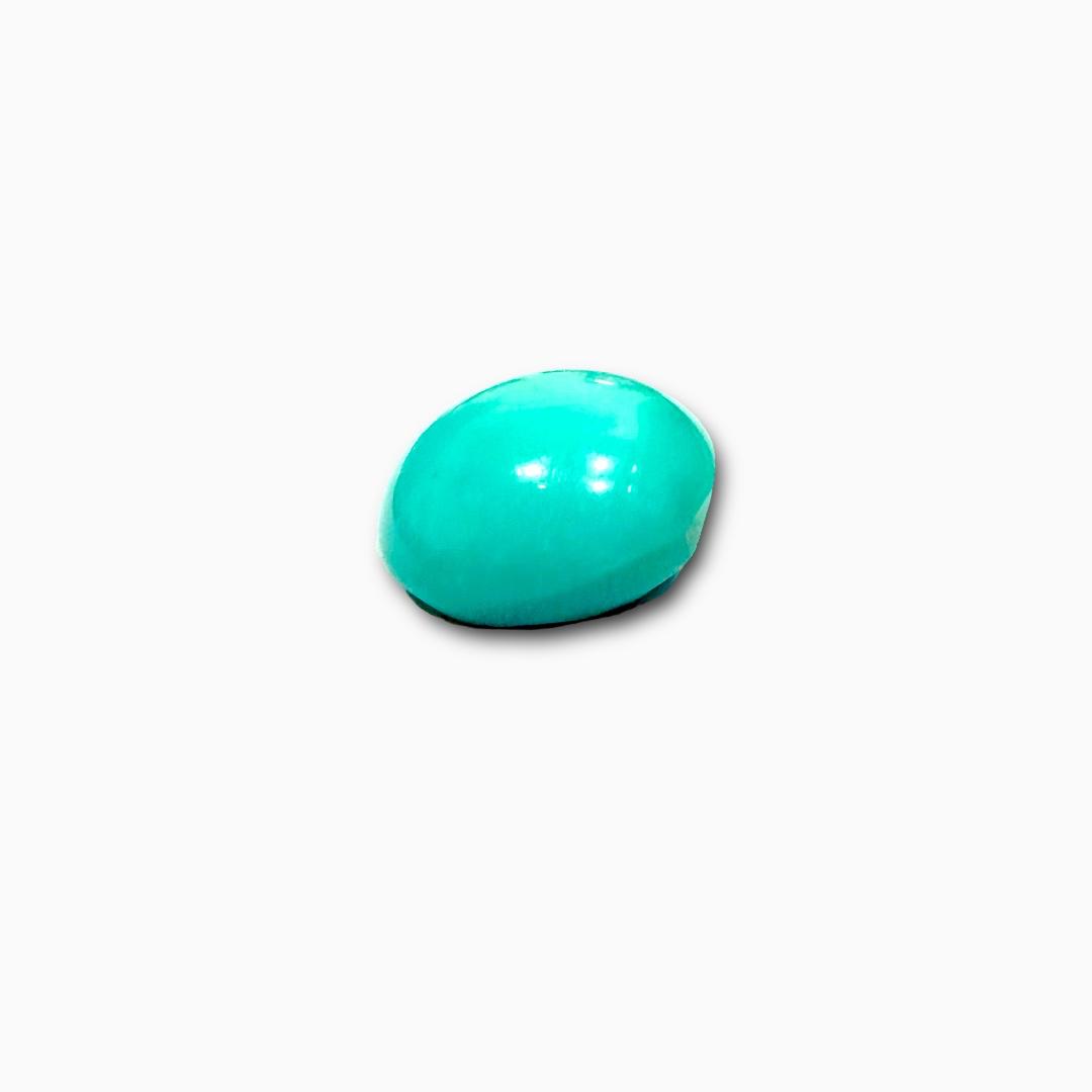 Natural Hussaini Feroza 22.90 Carats Oval Cabochon Shape (29X15.5mm)