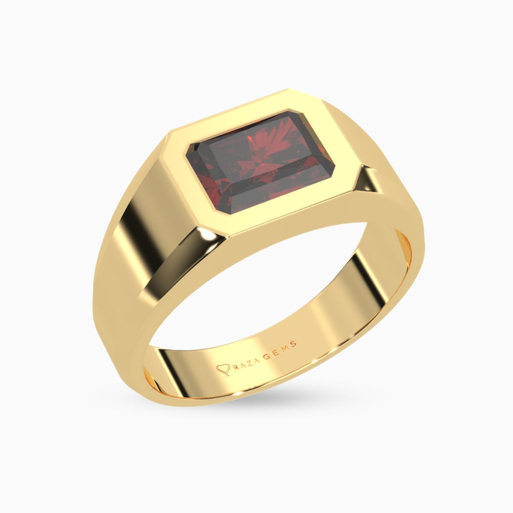 Ruby Ring Ghaliya Yellow Gold