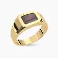 Ruby Ring Ghaliya Yellow Gold