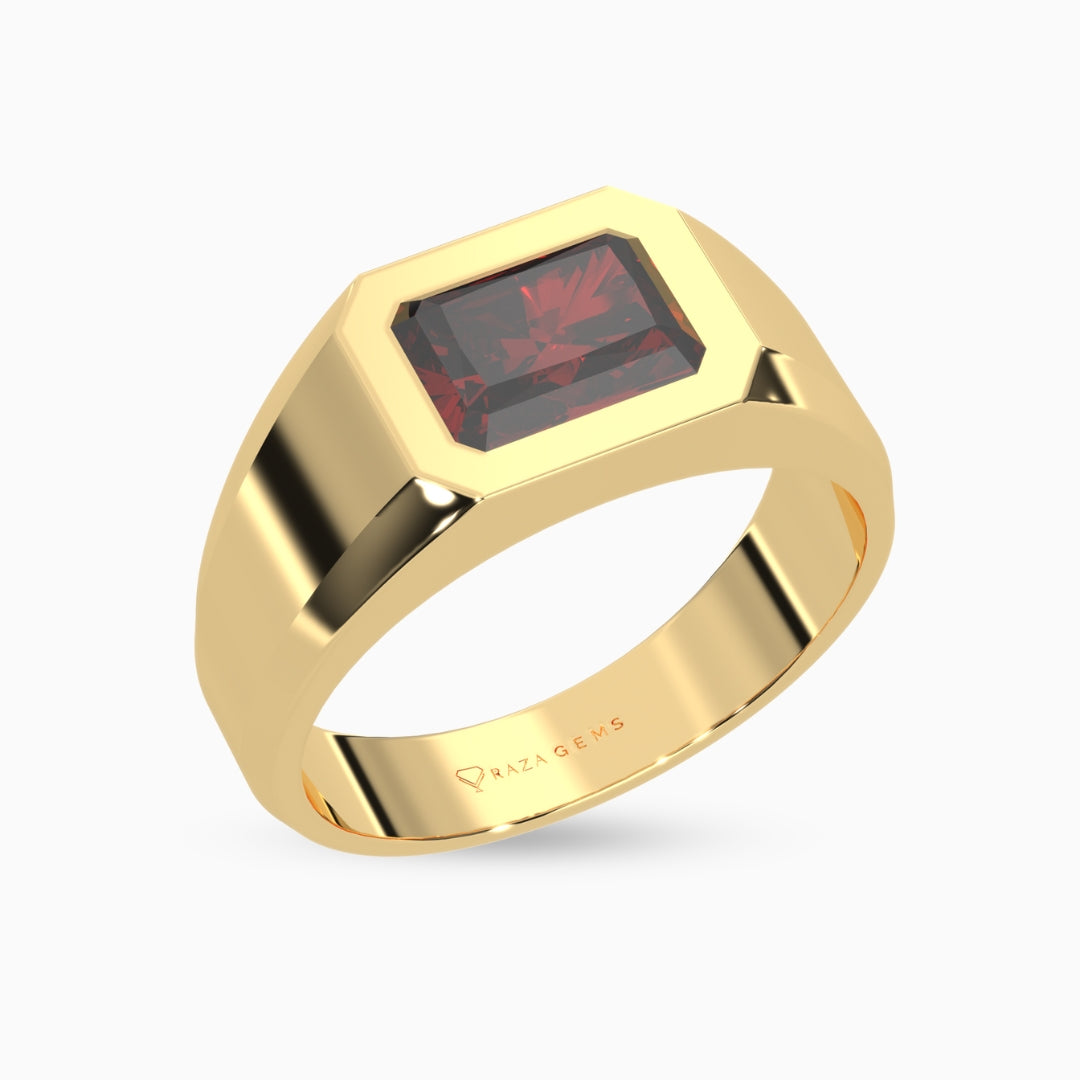 Ruby Ring Ghaliya Yellow Gold