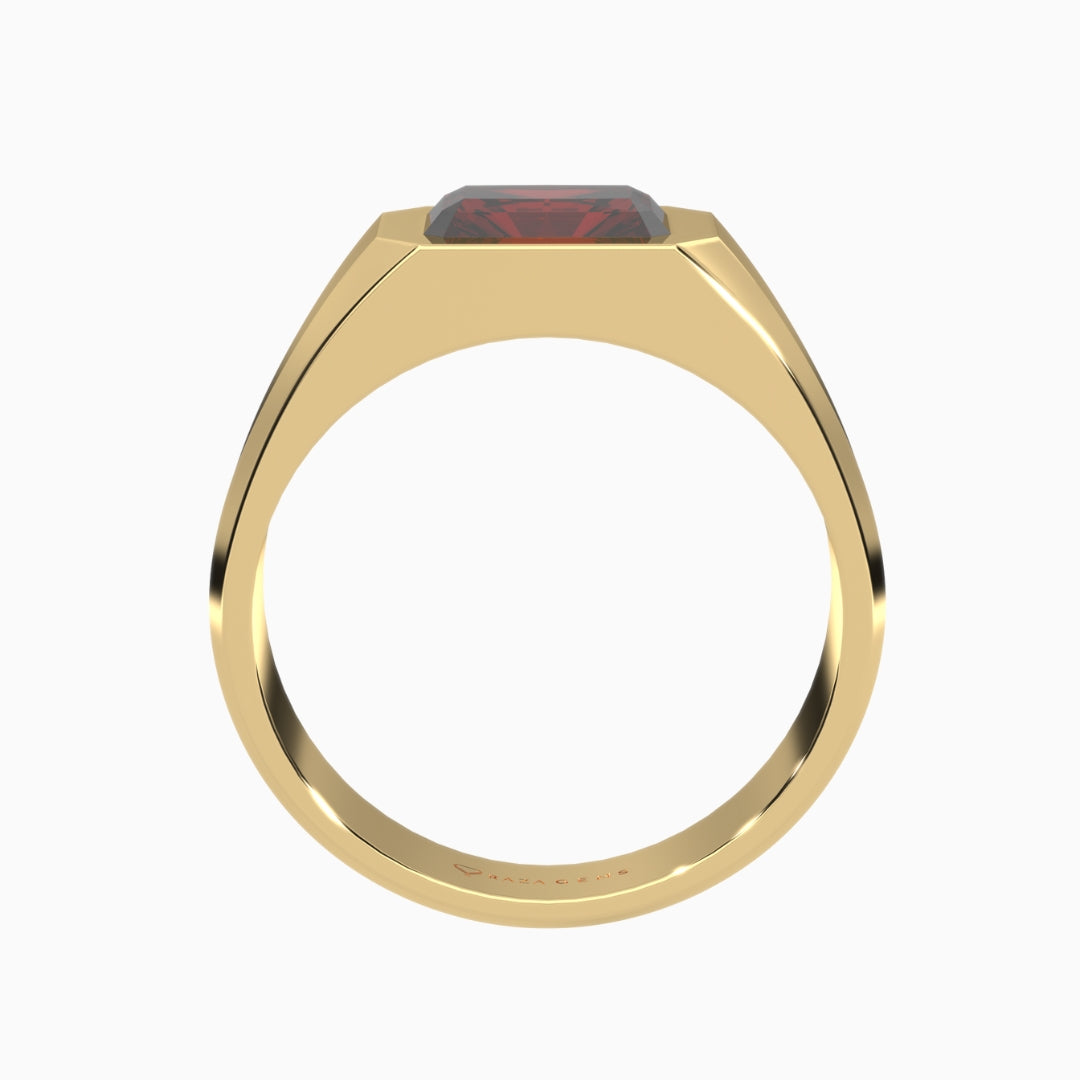 Ruby Ring Ghaliya Yellow Gold
