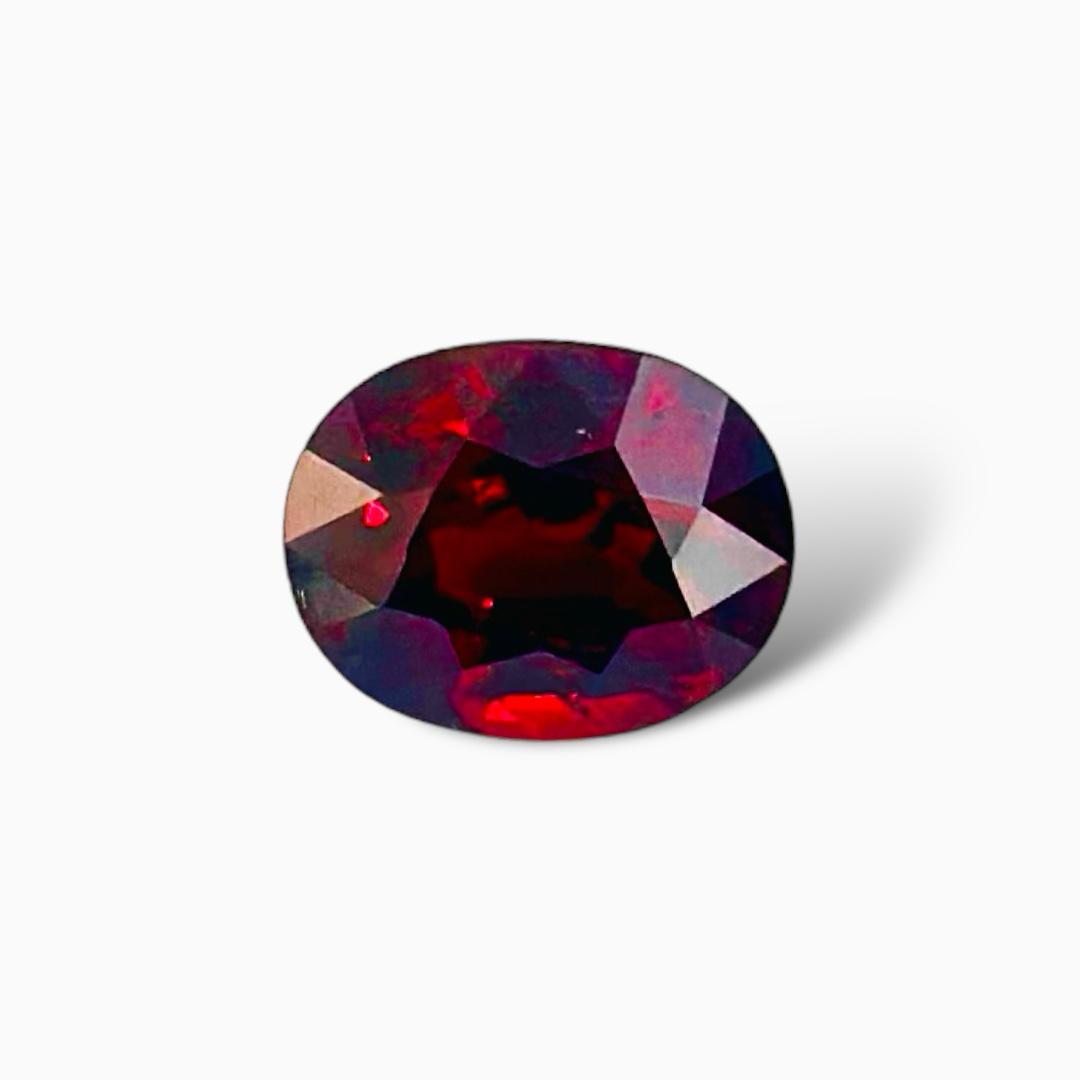 Natural Spessartite Garnet Stone 6.11 Carats Oval Cut 11.9 x 9.5 mm