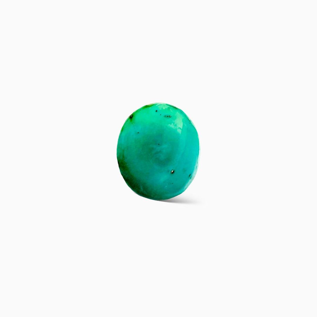 Natural Hussaini Feroza 26.79 Carats Oval Cabochon Shape (22X19.19.5mm)