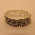 Moissanite / Zircon with 18K Gold Bangle for Women (BAN0990)