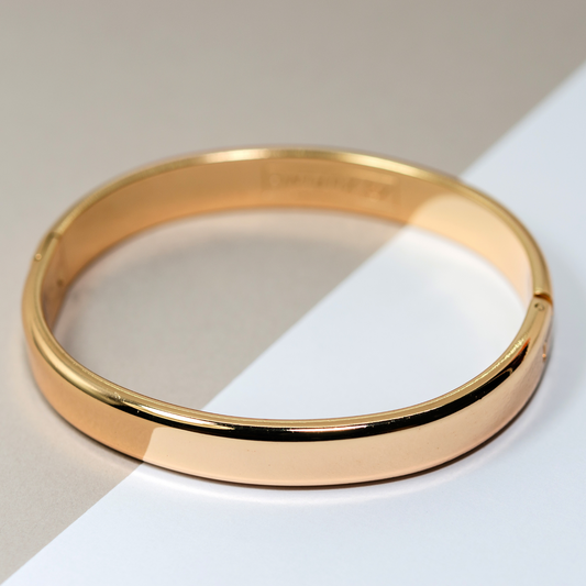 Gold Plated Plain Bracelet for Women (BRA0197)