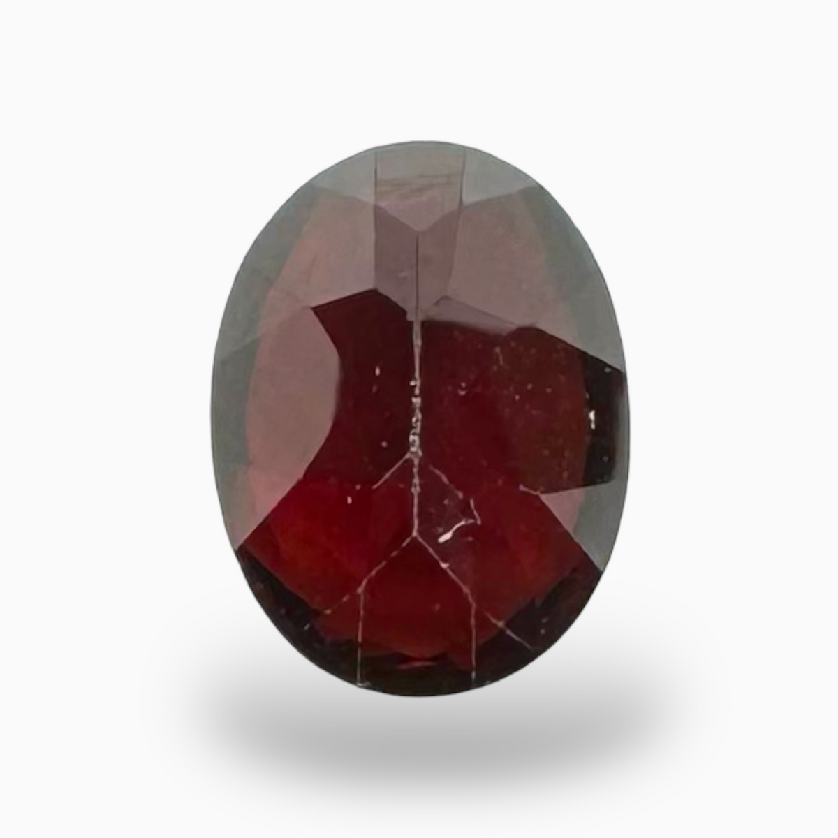 1.40 Carats Red Garnet Stone Oval Cut 6x8 mm Buy Online