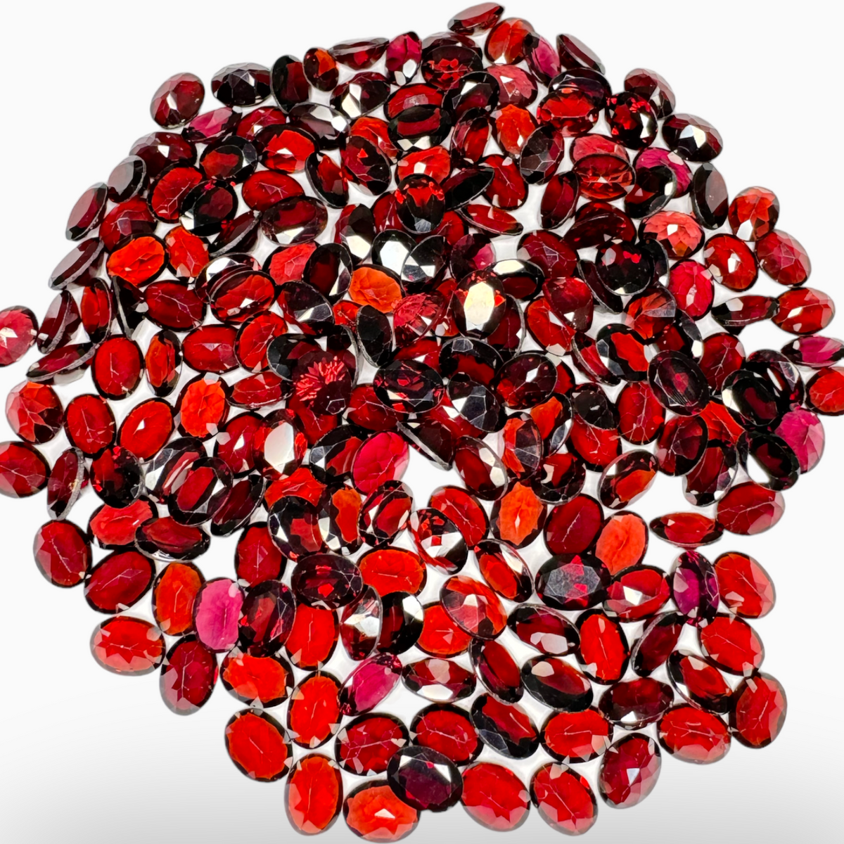 1.40 Carats Red Garnet Stone Oval Cut 6x8 mm Buy Online