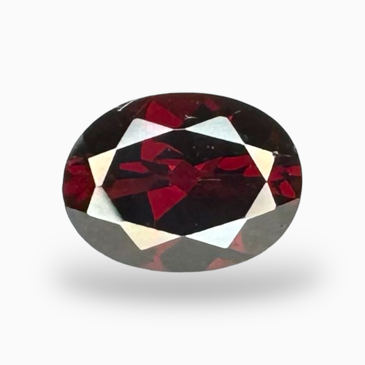 1.40 Carats Red Garnet Stone Oval Cut 6x8 mm Buy Online