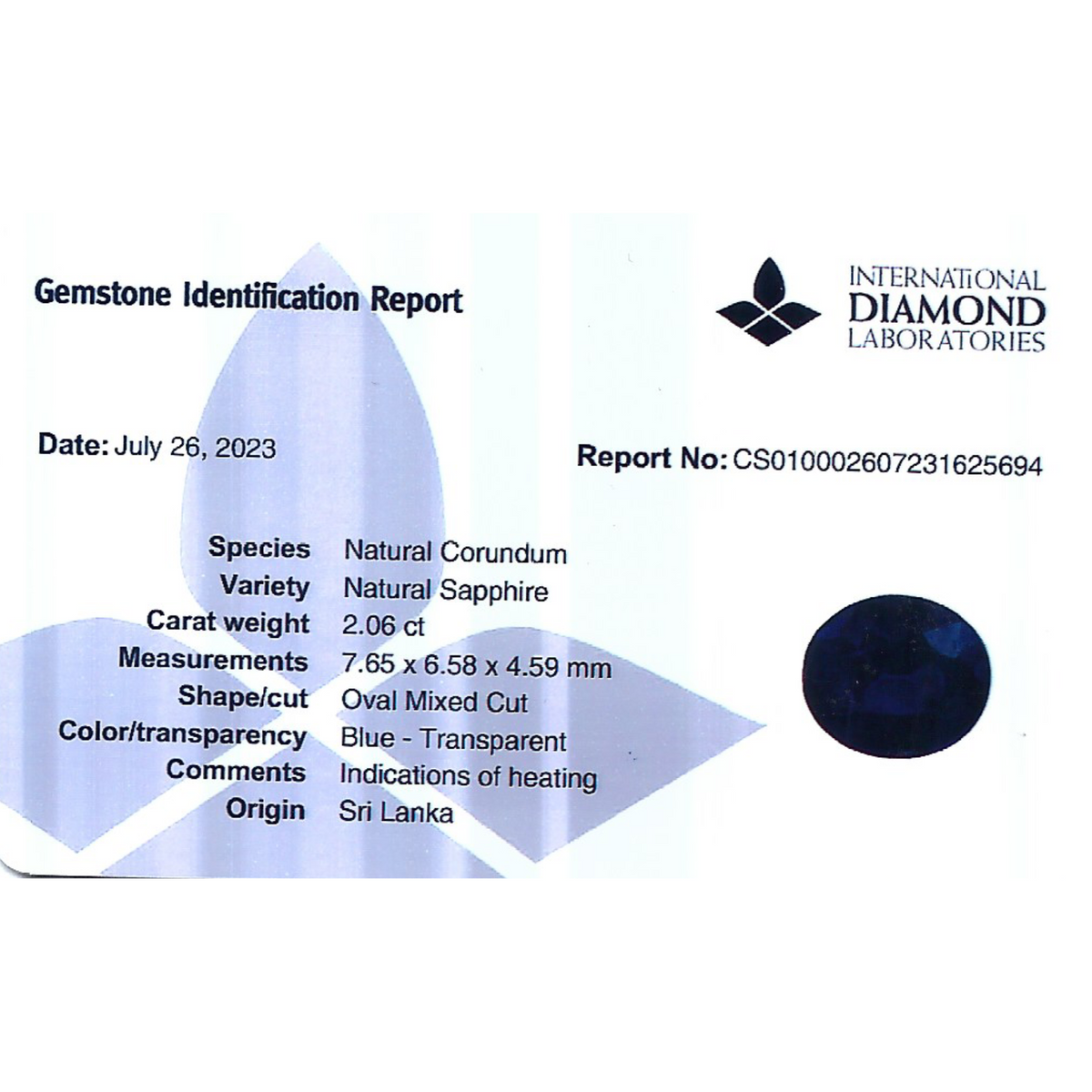 Natural Blue Sapphire Stone 4.15 Carats Oval Pair