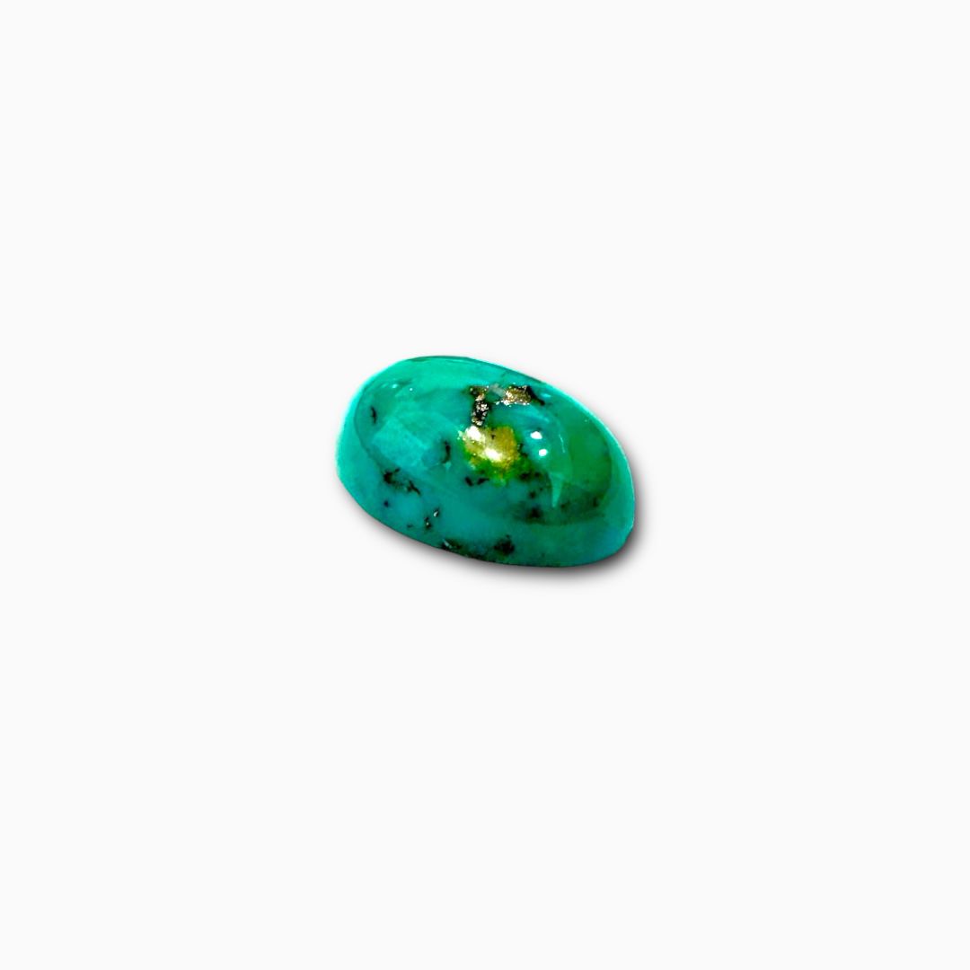 Natural Hussaini Turquoise 21.93 Carats Heart Cabochon Shape (22X15mm )