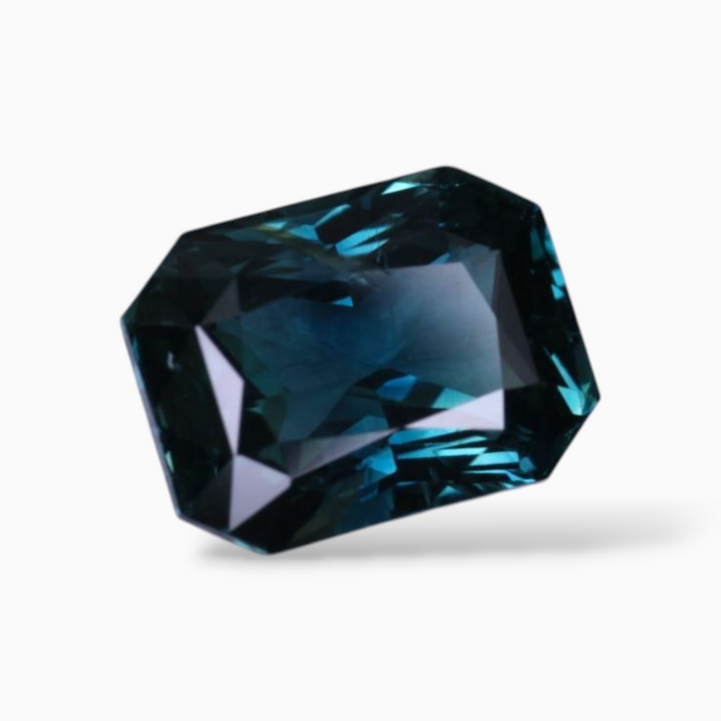 3.09 Carats Natural Blue Sapphire in Octagon Shape & 9.12x6.94×4.77mm Size