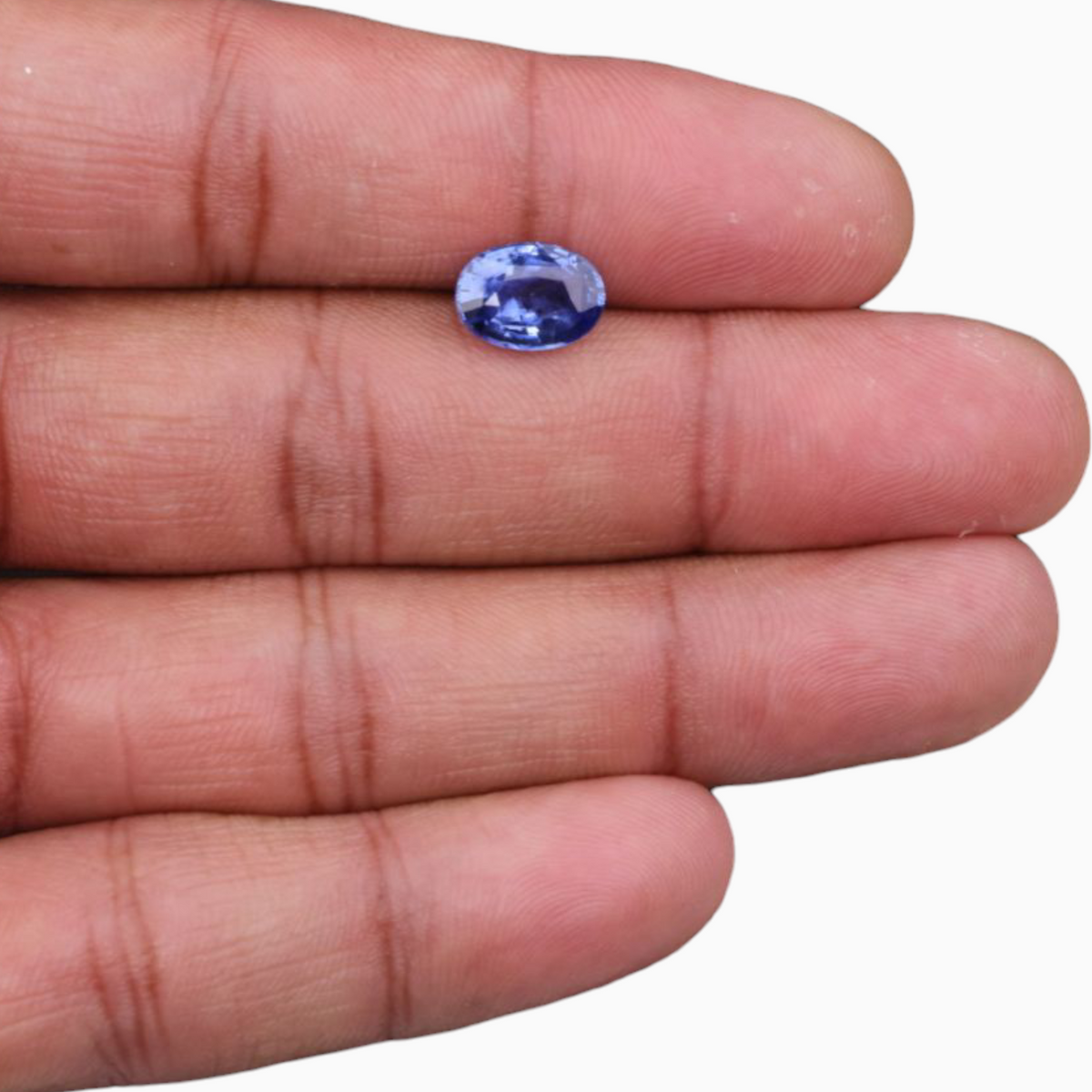 3.09 Carats Natural Blue Sapphire in Oval Shape & 10.12×7.25x4.75mm Size