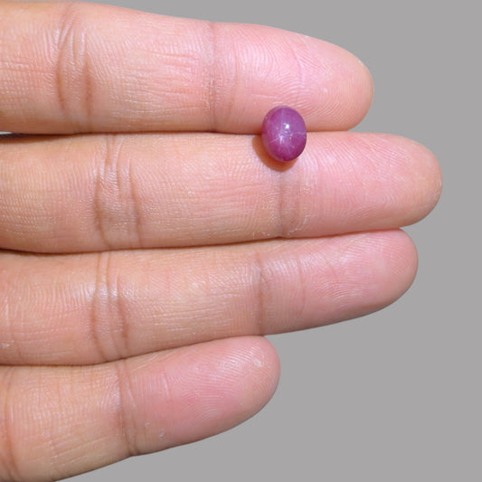 3.11 Carat Rare Pink Star Ruby from n\a - Unheated & Natural