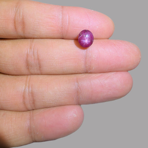 3.15 Carat Rare Pink Star Ruby - Unheated & Natural