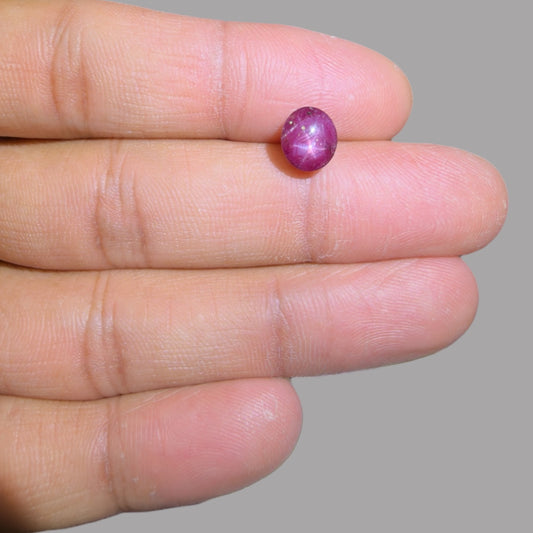 3.15 Carat Rare Pink Star Ruby from n\a - Unheated & Natural