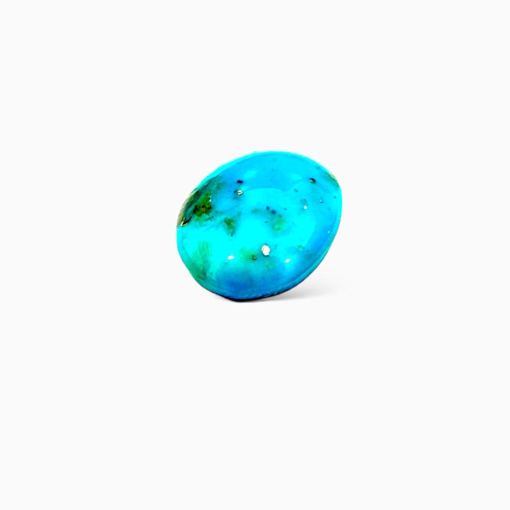 Natural Persian Turquoise 3.19 Carats Oval Cabochon Shape (13.5X10mm)