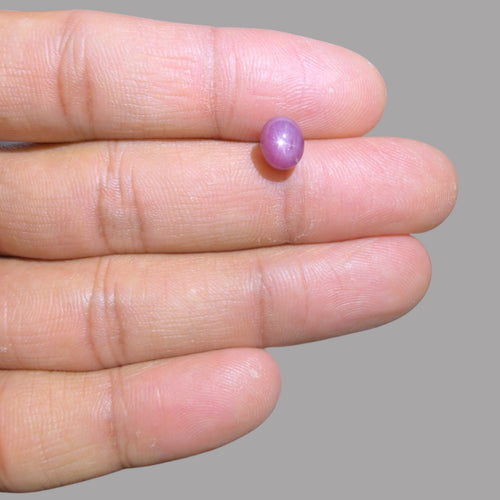 3.22 Carat Rare Pink Star Ruby - Unheated & Natural