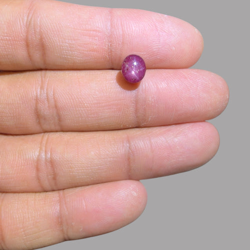 3.28 Carat Rare Pink Star Ruby - Unheated & Natural