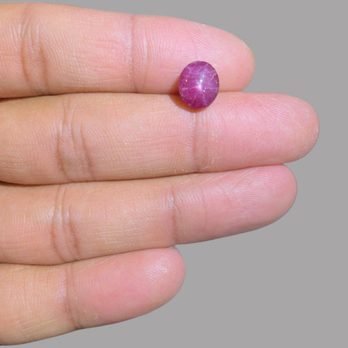 3.43 Carat Rare Pink Star Ruby - Unheated & Natural