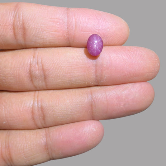3.53 Carat Rare Pink Star Ruby from n\a - Unheated & Natural