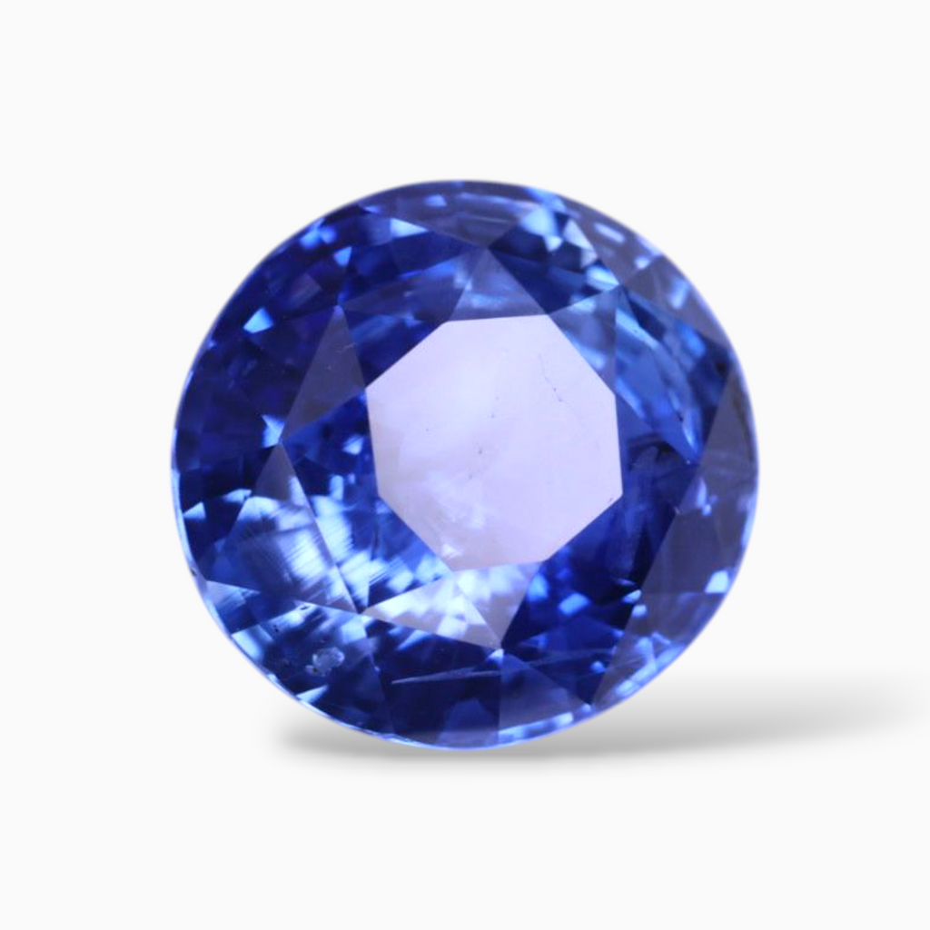 3.56 Carats Natural Blue Sapphire in Oval Shape & 9.56x8.96x5.19 Size