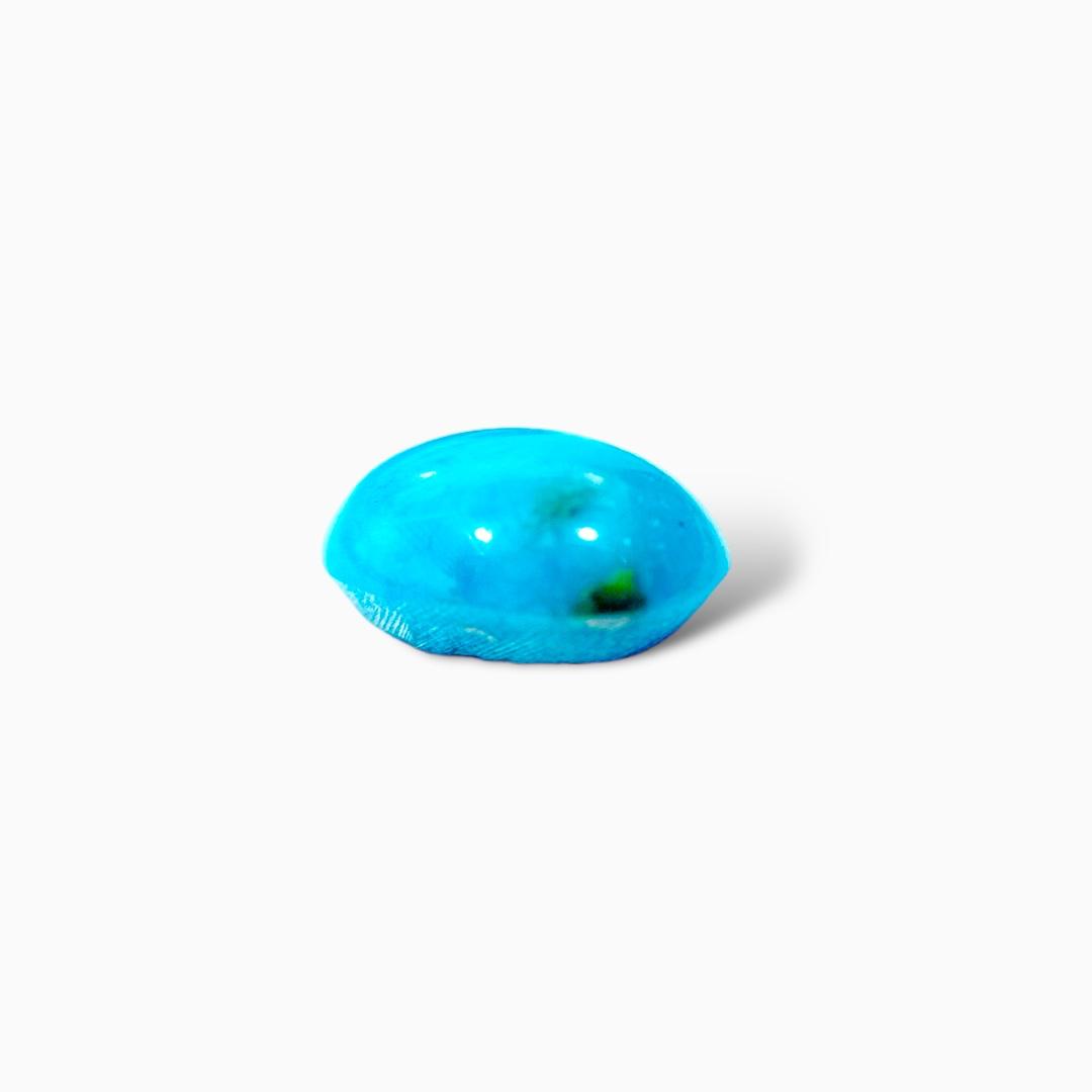 Natural Iran Turquoise 8.63 Carats Oval Cabochon Shape (12.8X16.7 mm )