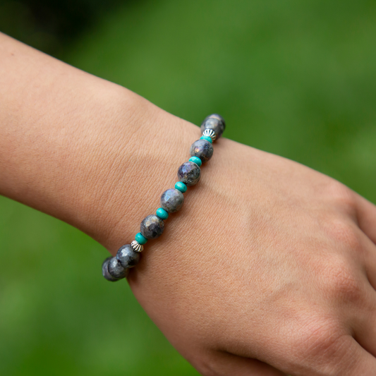 Metal Color Beads Bracelet for Women (BRA0200)