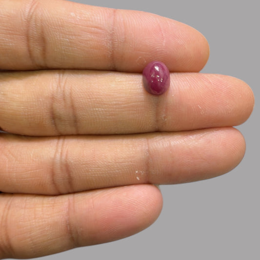 3.33 Carat Rare Pink Star Ruby - Unheated & Natural