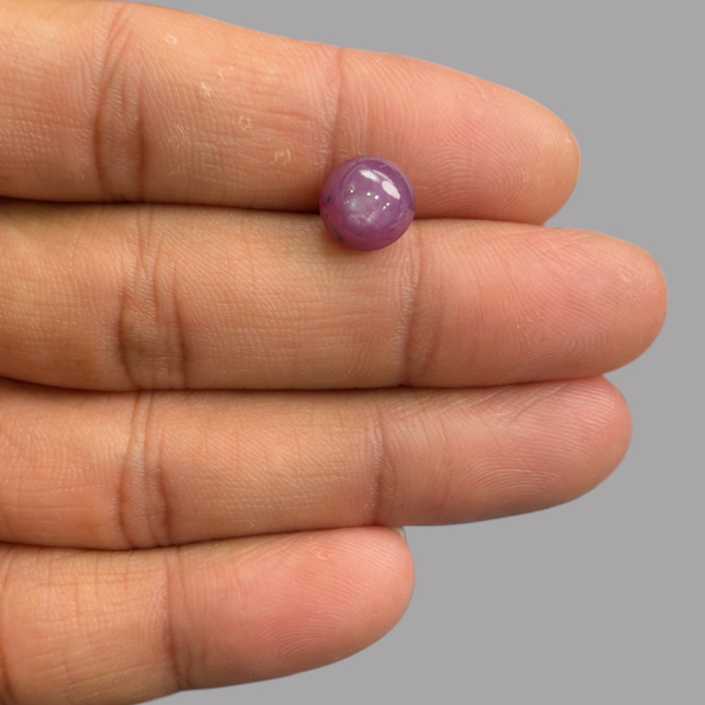 4.73 Carat Rare Pink Star Ruby - Unheated & Natural – 8.8 mm