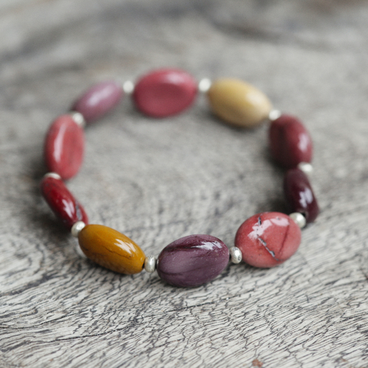 Multi Color Beads Bracelet for Men & Women (BRA0203)
