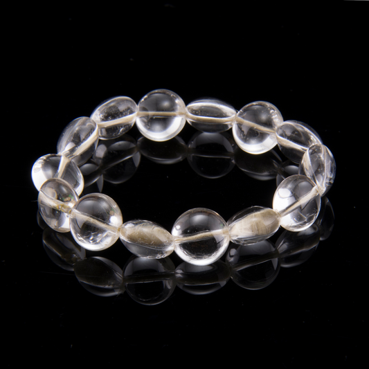 White Color Beads Bracelet for Men & Women (BRA0206)