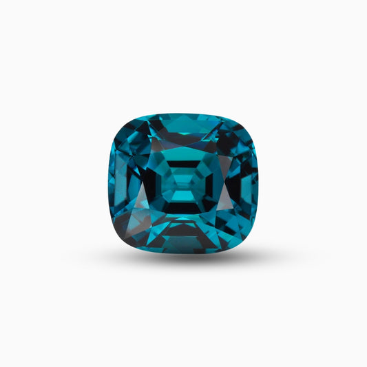 Natural Indicolite Tourmaline in 5 Carats Cushion Cut From Africa
