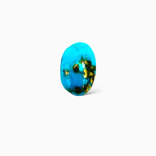 Natural Turquoise 4.03 Carats Oval Cabochon Shape (12X7.5mm)