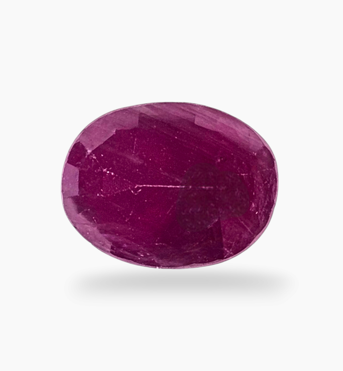 Natural Ruby Stone 4.06 Carats Oval Shape Mozambique Origin Size 10.9x8.4mm