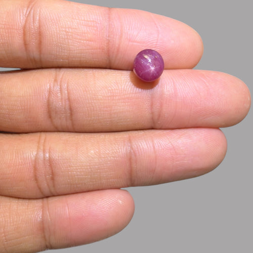4.98 Carat Rare Pink Star Ruby - Unheated & Natural