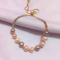 Black Color Beads Bracelet for Men & Women in 18K Gold (BRA0209)